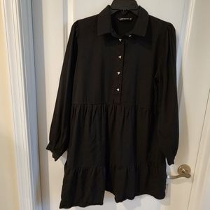 LCW Modest size 40 black tunic dress